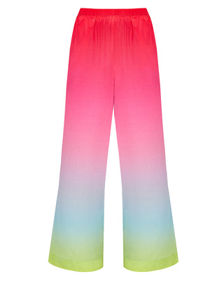 Silk rainbow pants