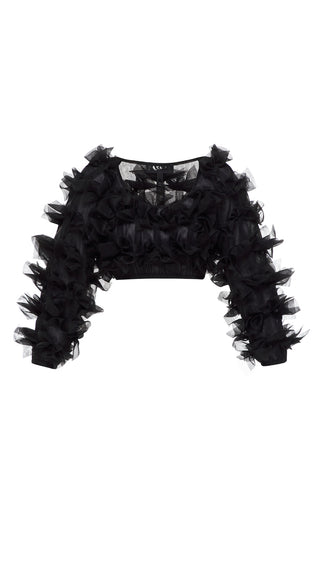 Juliette crop top in black