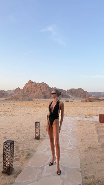 Купальник Frangipani суцільний