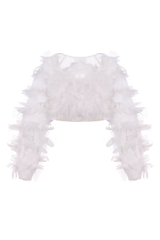 Juliette crop top in white