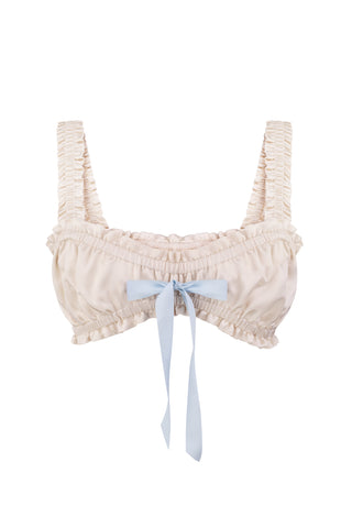 Silk top and shorts J'adore Je T'aime