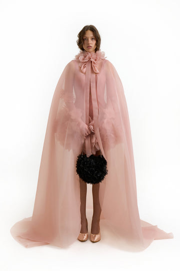 Cape Cinderella in Blush Nude