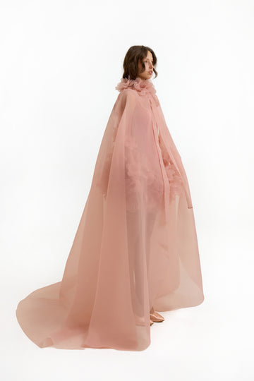Cape Cinderella in Blush Nude