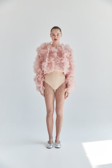 Бомбер Soft Peony нюдовий
