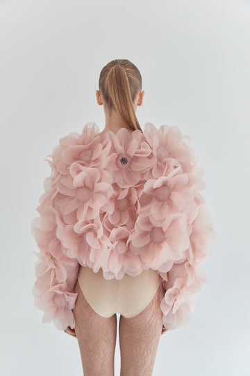 Бомбер Soft Peony нюдовий