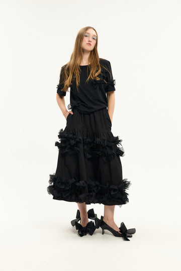 Antoinette T-shirt with bows