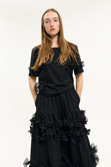 Antoinette T-shirt with bows