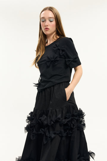 Antoinette T-shirt with bows