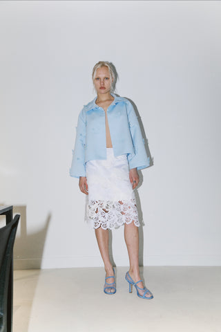 Спідниця з аплікаціями метеликів