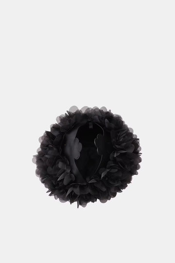 Magic Flower Bag in Charcoal Black
