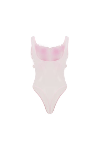 Tiny Peony Bodysuit in Light Pink