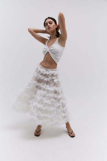 Спідниця Comme des Filles біла