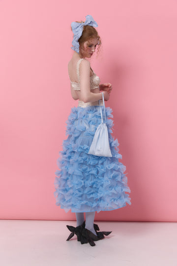 Спідниця Comme des Filles блакитна