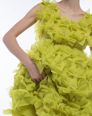 Lola dress in lime